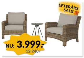 GØTEBORG LOUNGESÆT - EFTERÅRSSALG